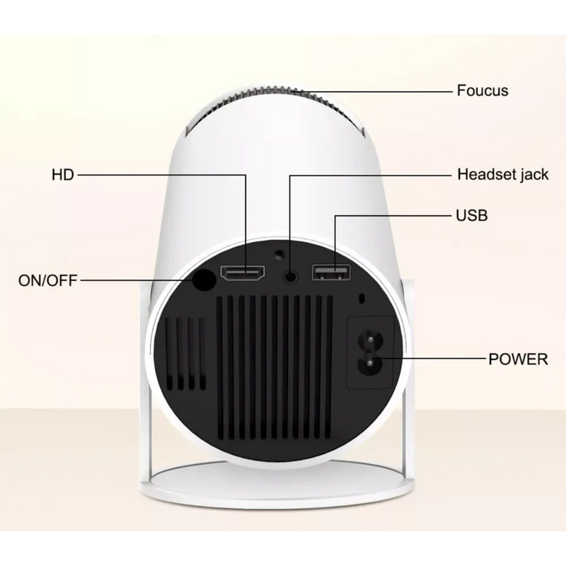 Mini Proyector Led 4K wiki portatil